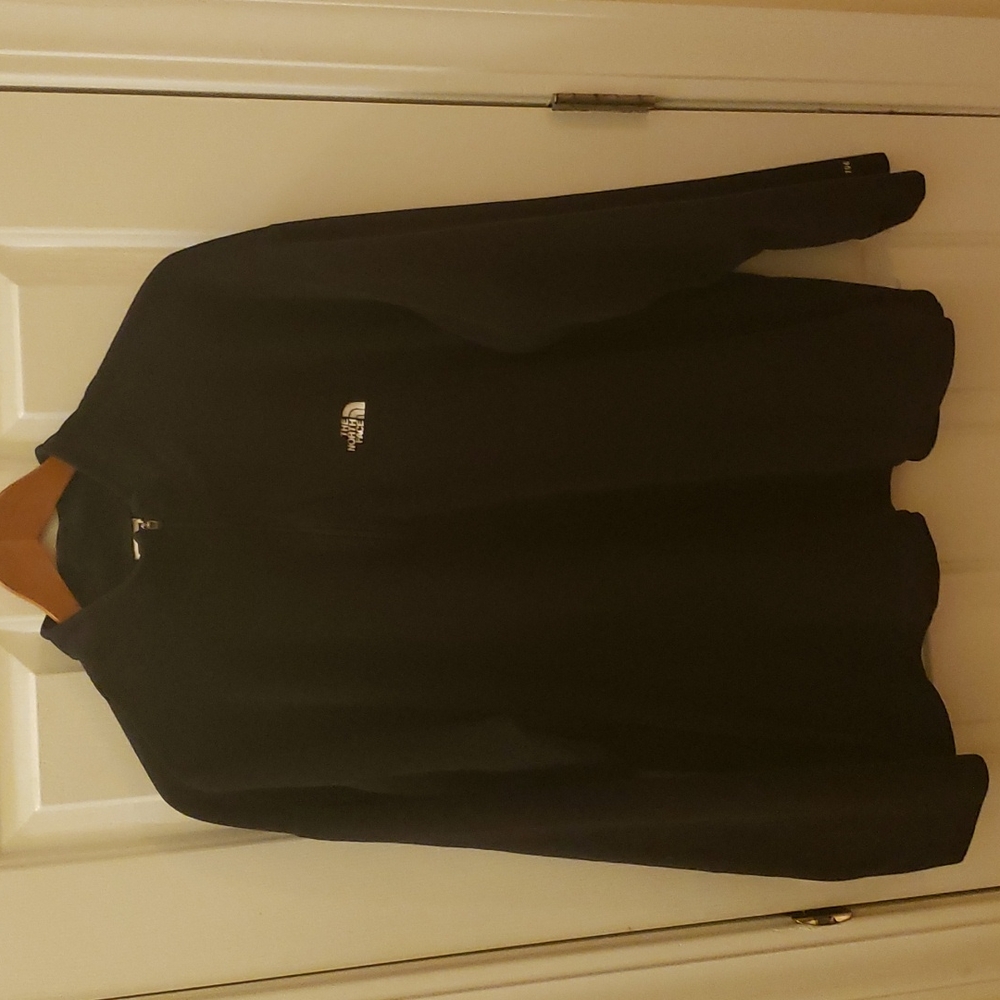 MEN'S 💥 North Face Fleece Quarter Zip Pullover Black XL